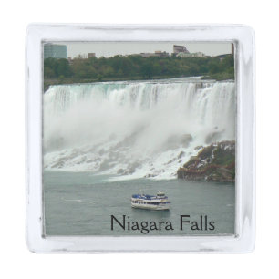 Niagara Falls on the Canadian Side Silver Finish Lapel Pin