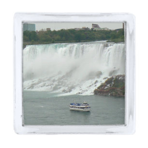 Niagara Falls on the Canadian Side Silver Finish Lapel Pin