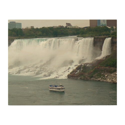 Niagara Falls on the Canadian Side Wood Wall Decor