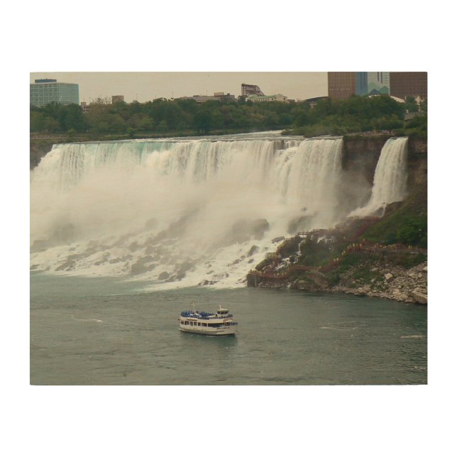 Niagara Falls on the Canadian Side Wood Wall Decor (Front)