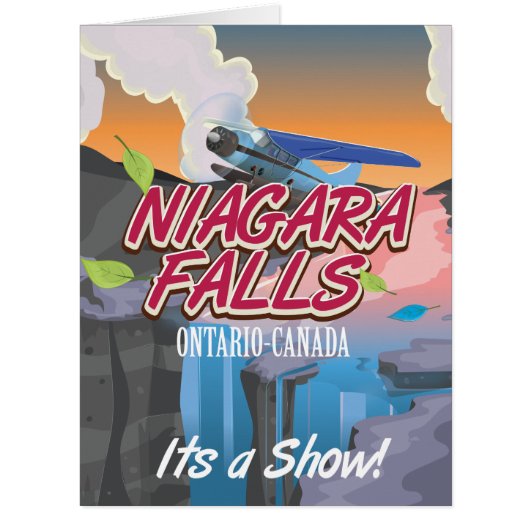 Niagara Falls Ontario Canada travel poster (Front)