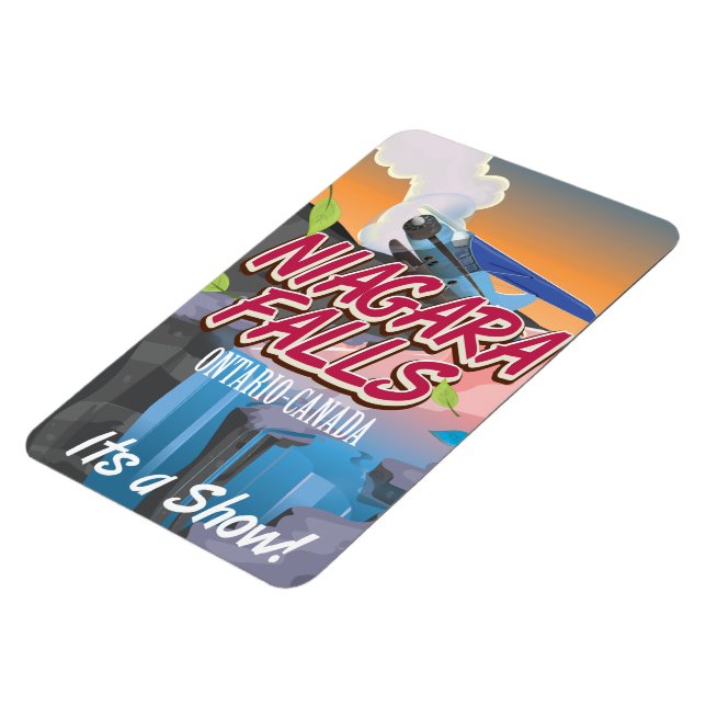 Niagara Falls Ontario Canada travel poster Magnet (Left Side)