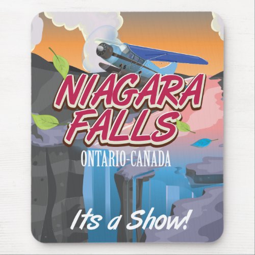 Niagara Falls Ontario Canada travel poster Mouse Pad
