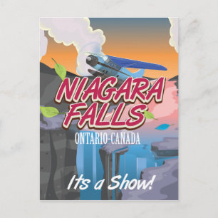 Niagara Falls Ontario Canada travel poster Postcard