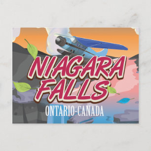 Niagara Falls Ontario Canada travel poster Postcard