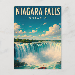 🌊 Niagara Falls Ontario Travel Postcard