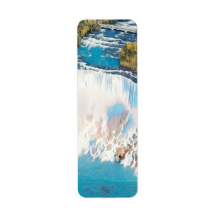 NIAGARA FALLS - Panorama Label