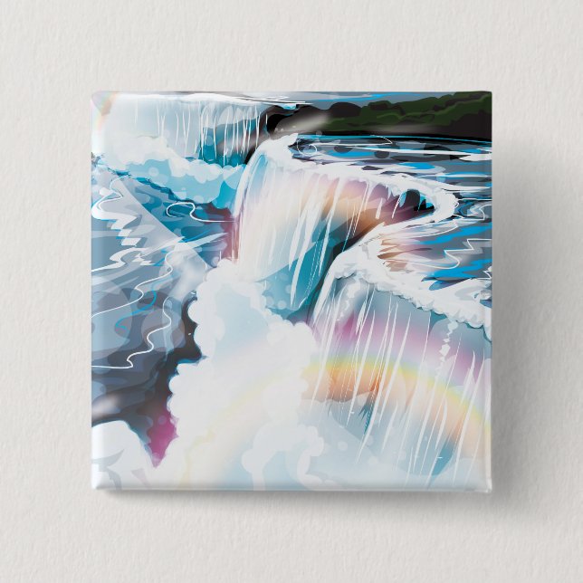Niagara Falls Pinback Button (Front)