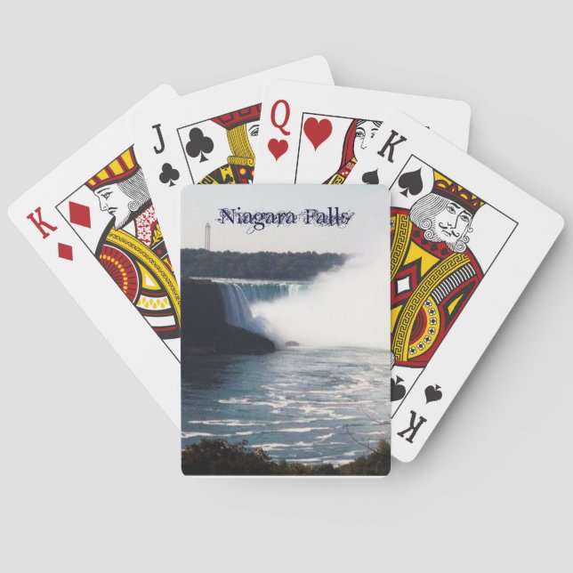 NIAGARA FALLS  POKER CARDS (Back)