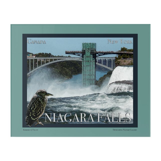 Niagara Falls Poster Acrylic Print (Front)