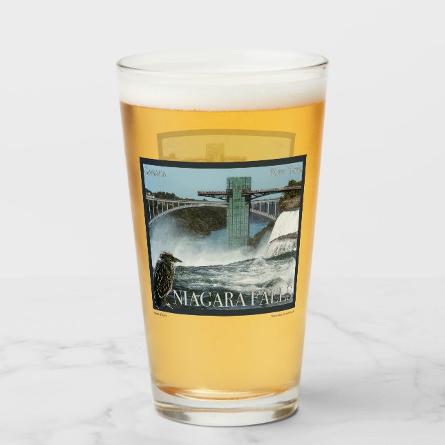 Niagara Falls Poster Glass (Front Filled)