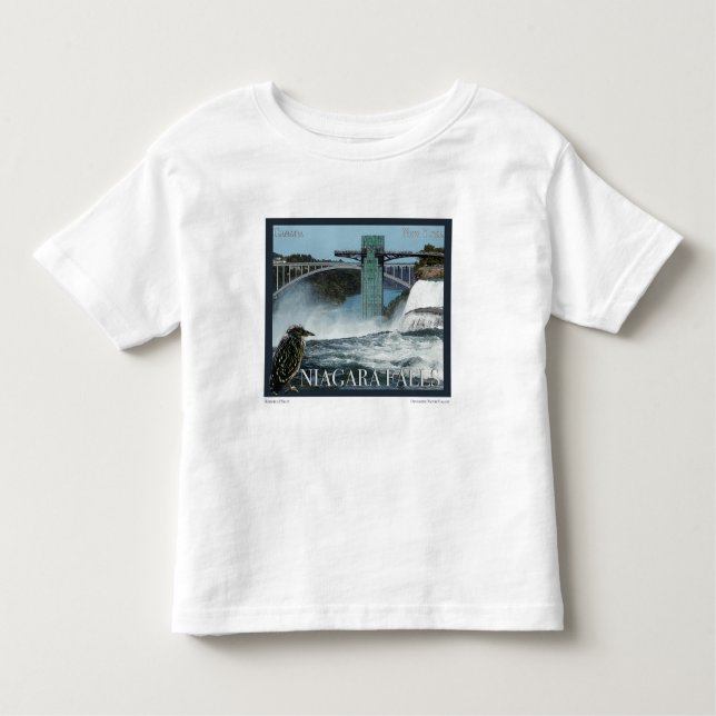 Niagara Falls Poster Toddler T-shirt (Front)