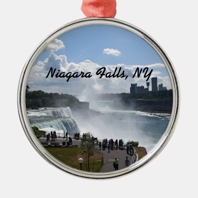 Niagara Falls Premium Round Ornament (Front)