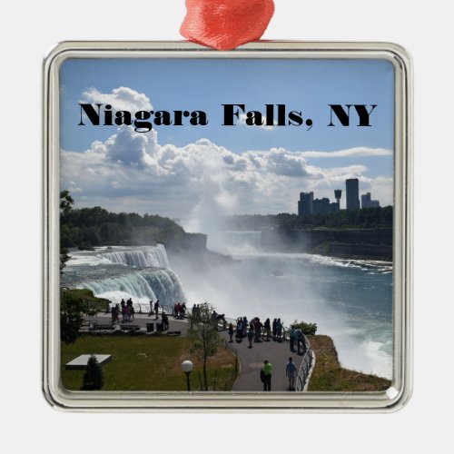 Niagara Falls Premium Square Ornaments