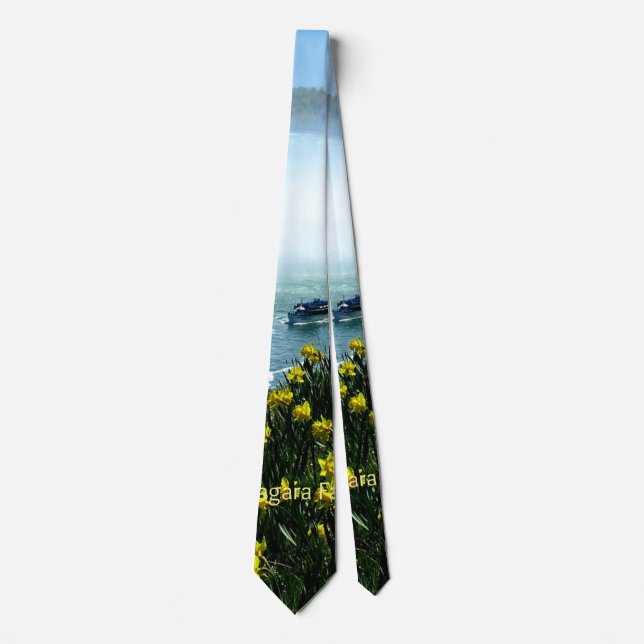 Niagara Falls, Scenic Photograph, Neck Tie (Front)