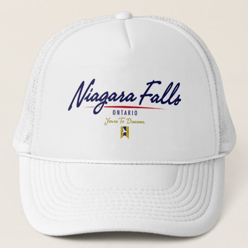 Niagara Falls Script Trucker Hat