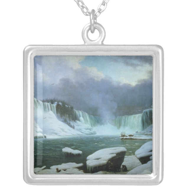 Niagara Falls Silver Plated Necklace (Front)