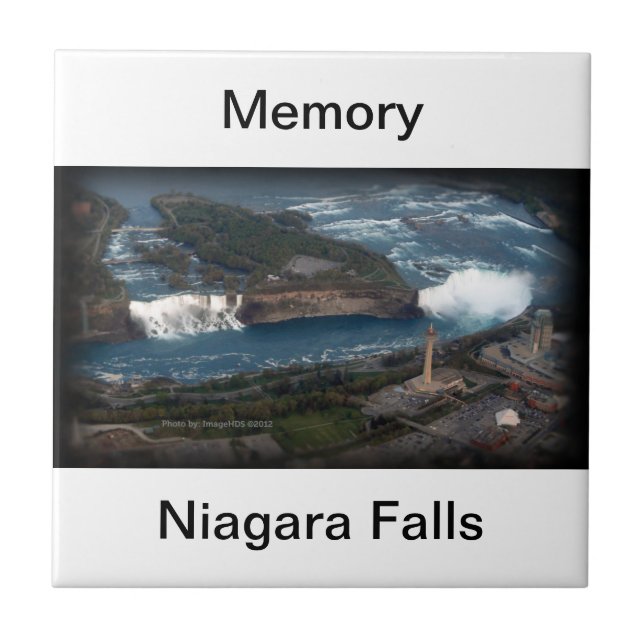 Niagara Falls souvenir & gift Tile (Front)
