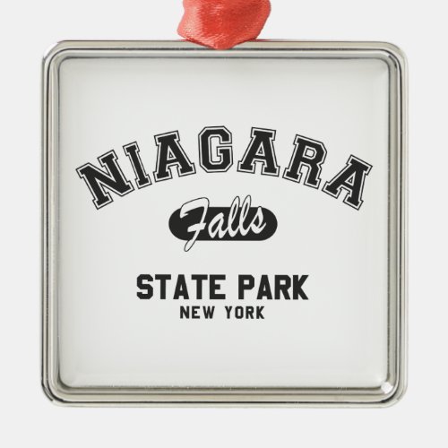 Niagara Falls State Park New York Metal Ornament