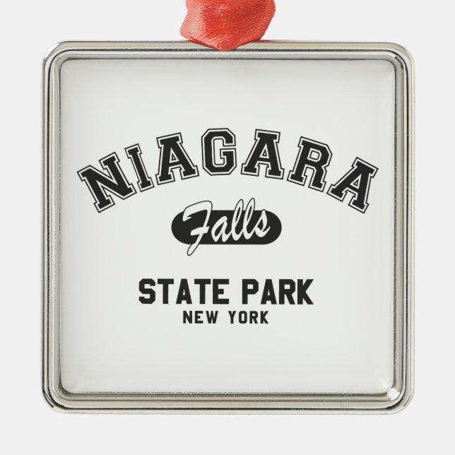 Niagara Falls State Park, New York Metal Ornament (Front)