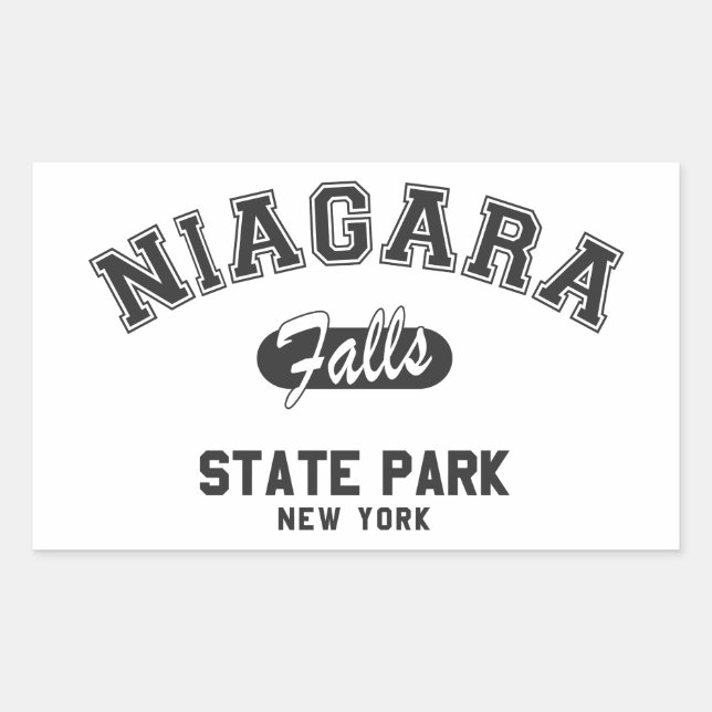 Niagara Falls State Park, New York Rectangular Sticker (Front)