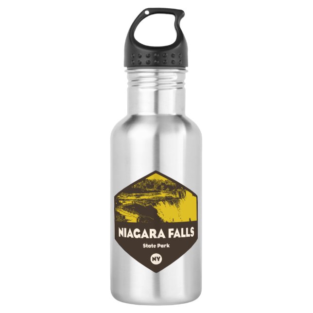 Niagara Falls State Park New York Stainless Steel Water Bottle (Front)
