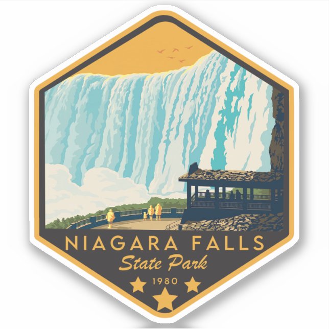 Niagara Falls State Park  Sticker (Front)