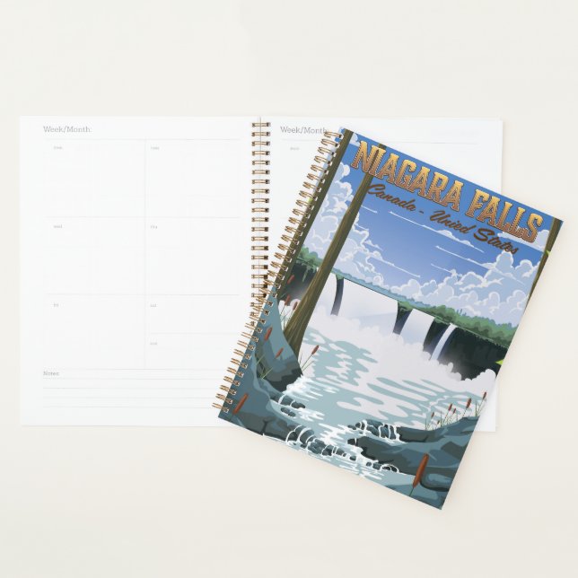 Niagara Falls Travel poster Planner (Display)