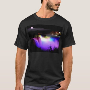 Niagara-Falls-under-floodlights-at-night T-Shirt