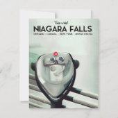 Niagara Falls - USA - Canada Vintage travel poster (Back)
