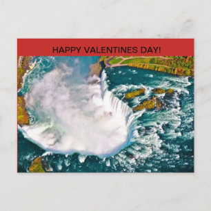 Niagara Falls Valentines Day Postcard