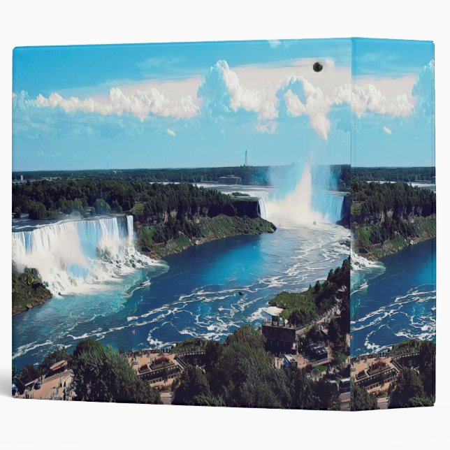 NIAGARA FALLS - view 3 Ring Binder (Back/Spine)