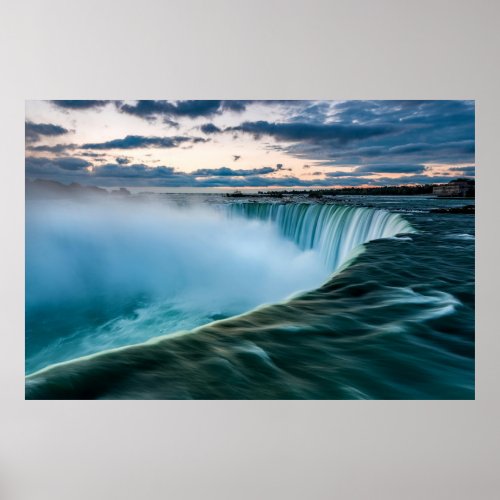 Niagara Falls view from Canada Poster
