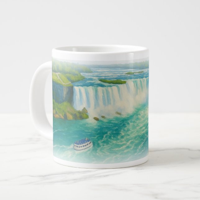 NIAGARA FALLS - view Giant Coffee Mug (Front Left)