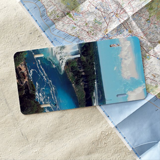 NIAGARA FALLS - view License Plate (In Situ)