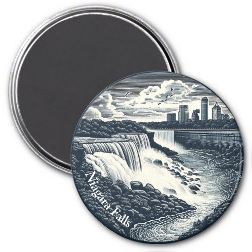 Niagara Falls Vintage Magnet
