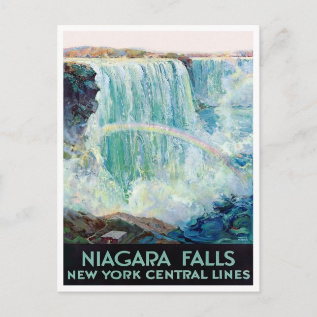 Niagara Falls vintage travel postcard (Front)