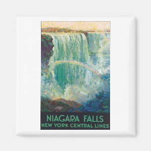 Niagara Falls Vintage Travel Poster Magnet