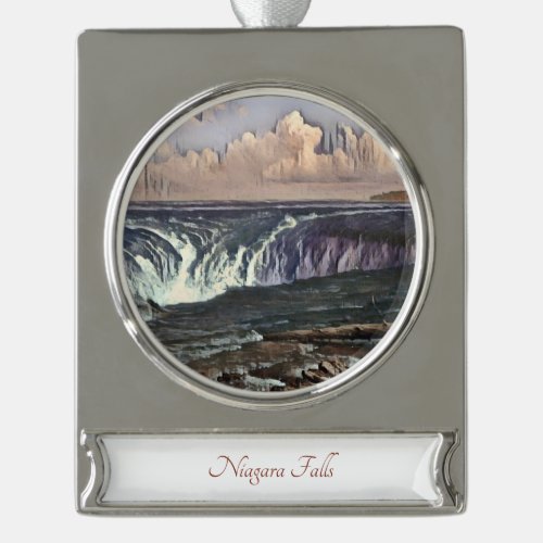 Niagara Falls Watercolor Painting Ornament