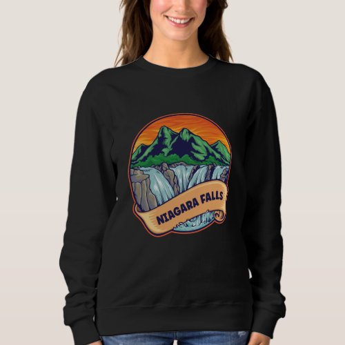 Niagara Falls Waterfall Adventure Sweatshirt