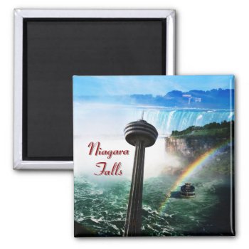 Niagara Falls Waterfall Magnet by myworldtravels at Zazzle