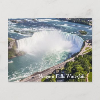 Niagara Horseshoe Falls Waterfall Canada Postcard by RusticVintage at Zazzle