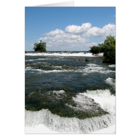 Niagara River Rapids: Niagara Falls, New York Card