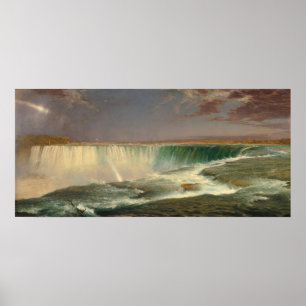Niagara, Waterfall by Frederic Edwin Church Poster