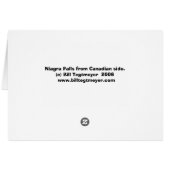 niagra falls cards (Back Horizontal)