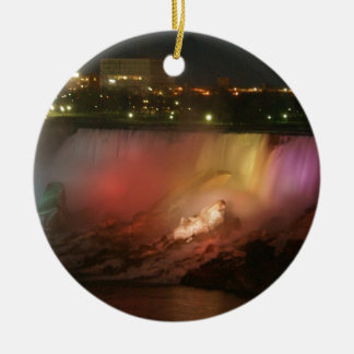 niagra falls ceramic ornament