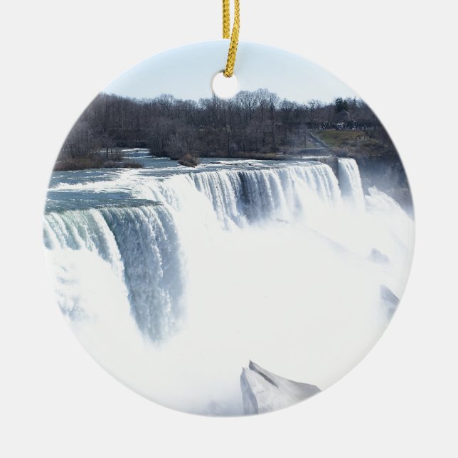 Niagra Falls products Ceramic Ornament (Front)