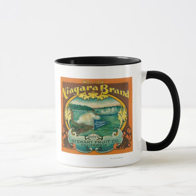 Niagra Orange Label Mug (Right)