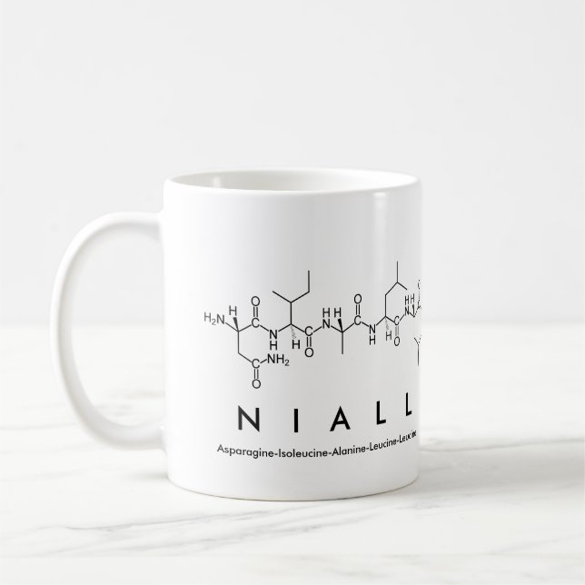 Niall peptide name mug (Left)