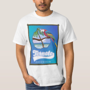 Nias Island Indonesia travel map T-Shirt